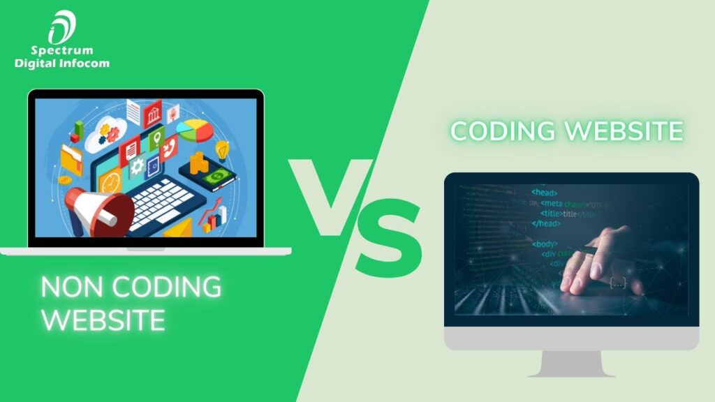 DIFFERENT BETWEEN CODING WEBSITE AND NON-CODING WEBSITE