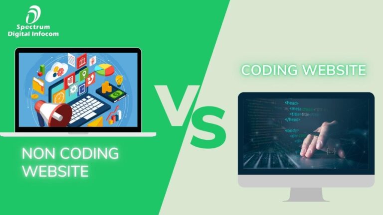DIFFERENT BETWEEN CODING WEBSITE AND NON-CODING WEBSITE